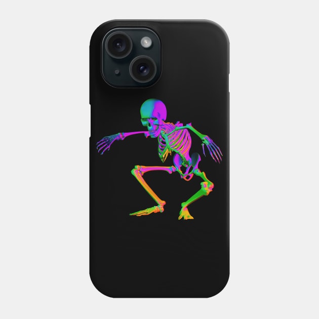 Skeleton Cyber Halloween Spooky Phone Case by BetterManufaktur