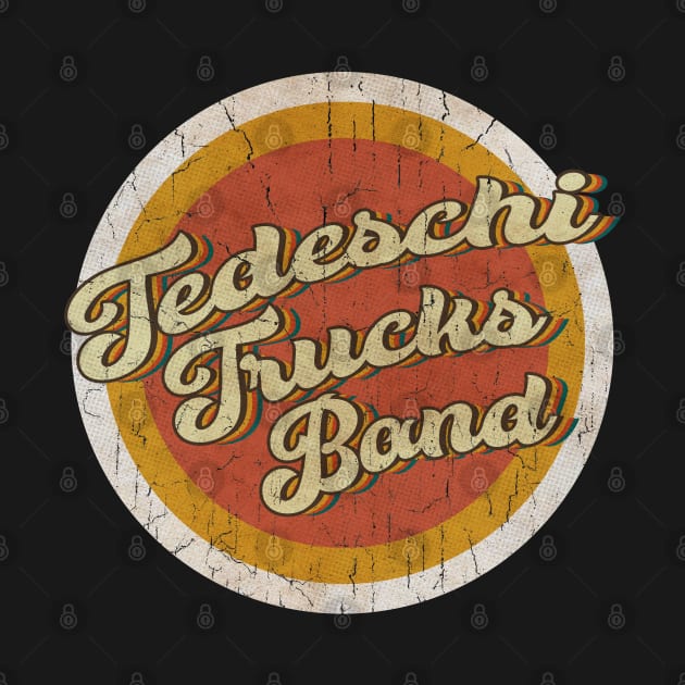 circle vintage Tedeschi Trucks Band by KewanAlasStore