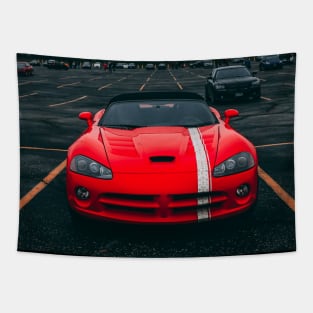 Red Car Tapestry