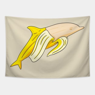 Banana Dolphin Tapestry