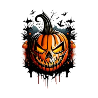 halloween pumpkin, scary T-Shirt