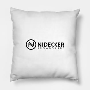 Nidecker 02 Black Snowboard Sticker Brand | Burton Nitro Capita Pillow