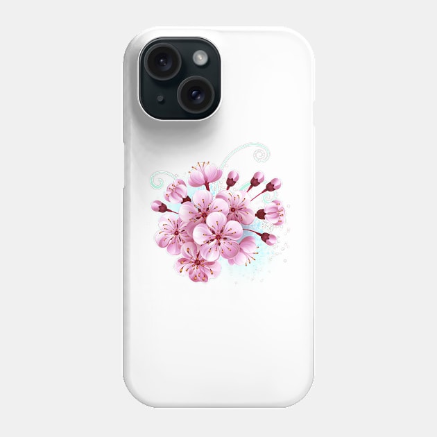 Sakura Flowers Phone Case by Blackmoon9