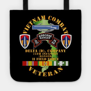 Vietnam Combat Vet - D Co 75th Infantry (Ranger) - II Field Force SSI Tote