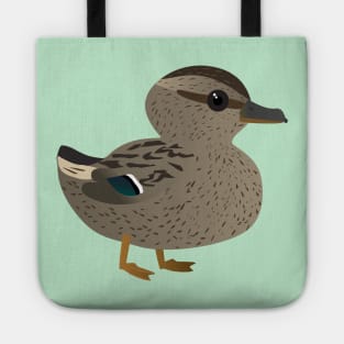 Cute female mallard Tote