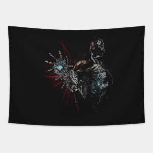 cyborg (var 3 - splattered) Tapestry