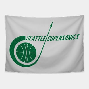 Historic Seattle SuperSonics Basketball Tapestry