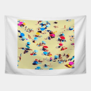 Sunny beach pattern Tapestry