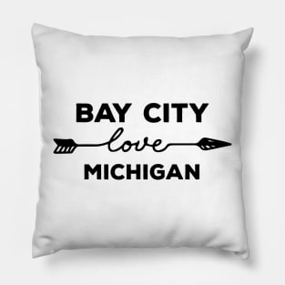 Bay City Michigan Pillow