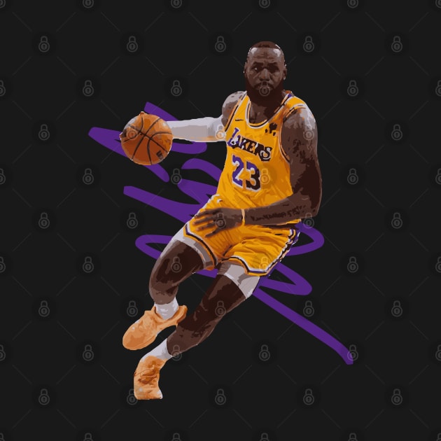 Lebron James Vector Art by Playful Creatives