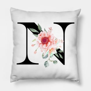 LETTER MONOGRAM N Pillow