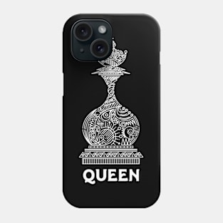 Queen Chess Piece Line Art // Chess Queen Phone Case