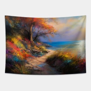 Coastal view Tapestry