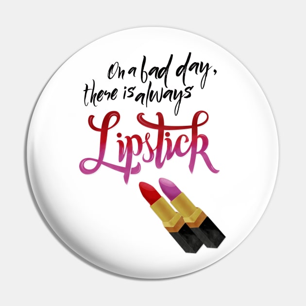 Lipstick Pin by CalliLetters