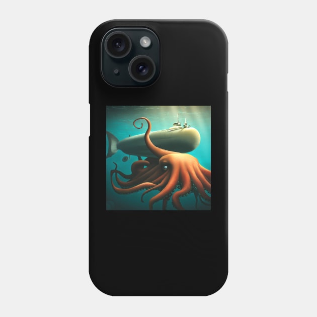 Giant Squid . Phone Case by Canadaman99