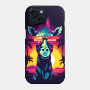 Cool Funny Tropical Giraffe Paradise Phone Case