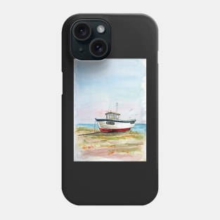 Beached Fishing Boat Phone Case