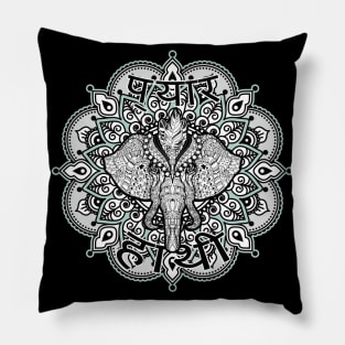 Ornate Hindu Elephant Pillow