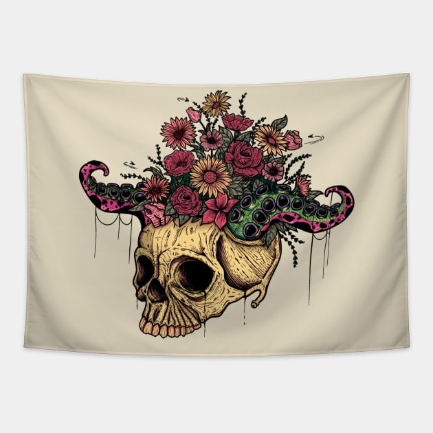 Death flowers Tapestry by Swtch