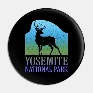 Yosemite National Park Half Dome Deer California Souvenir Travel Pin