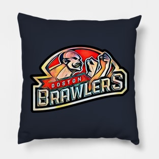 Boston Brawlers Football Pillow