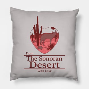 From The Sonoran Desert with Love Pillow