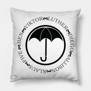 Umbrella Members Names Pillow