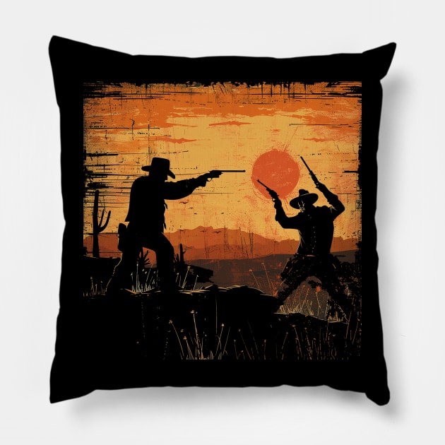 fistful of dollars Pillow by horrorshirt