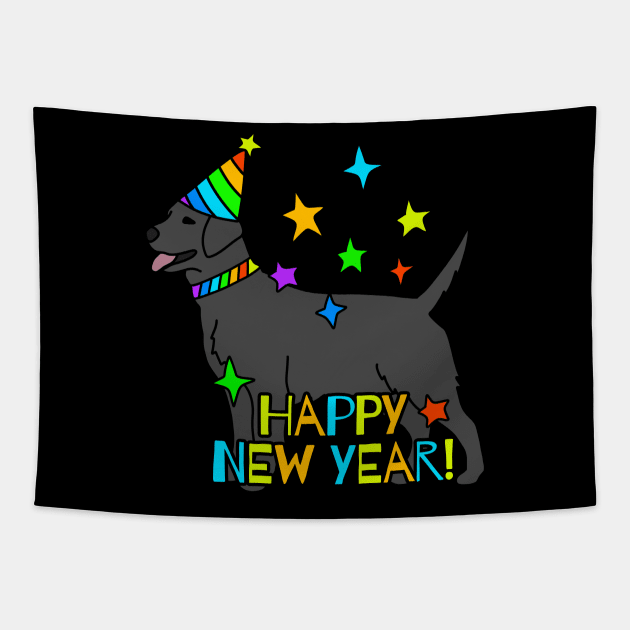 Happy New Year Tapestry by Kelly Louise Art