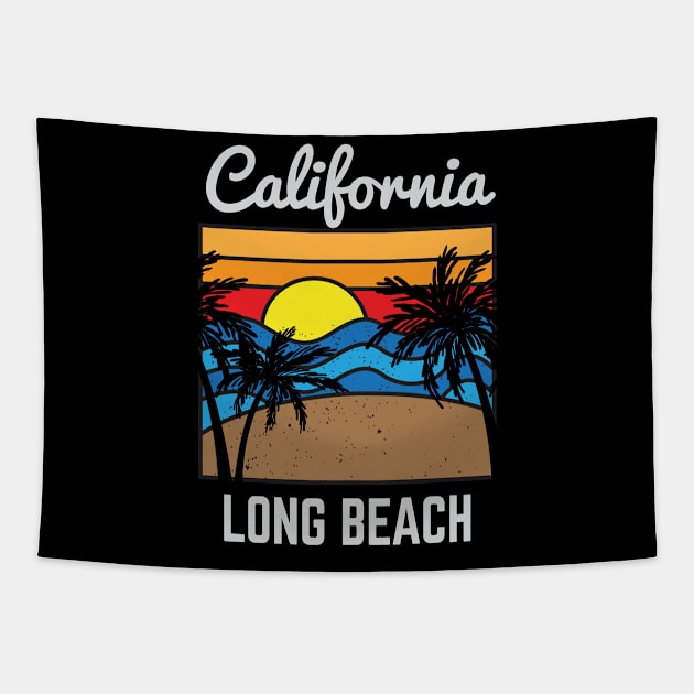 California long beach Tapestry by ABCSHOPDESIGN