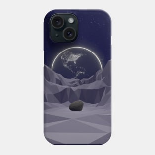 Earth and Moon Phone Case