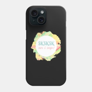 An I Oop Vintage Retro Beachy Vibes Pastel SKSKSK Gifts for Girls Teens Phone Case