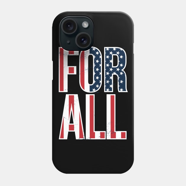 no racism and equality for all Americans Phone Case by Midoart