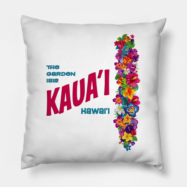 Kauai, Hawaii Pillow by jcombs