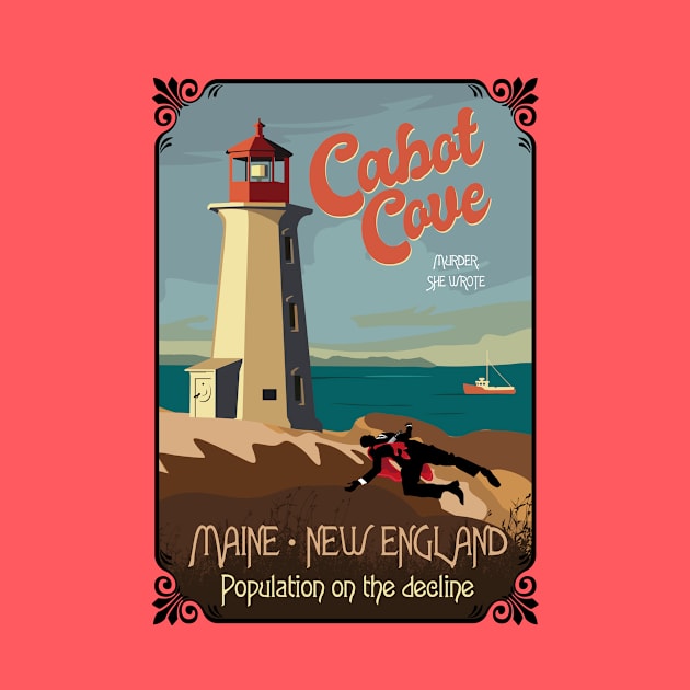 Cabot Cove Lighthouse and crime scene by BOEC Gear