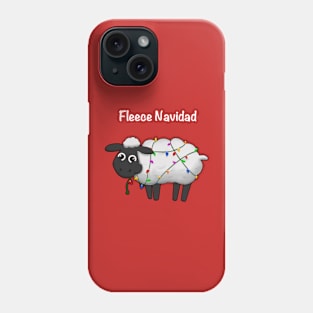 Fleece Navidad (white) Phone Case