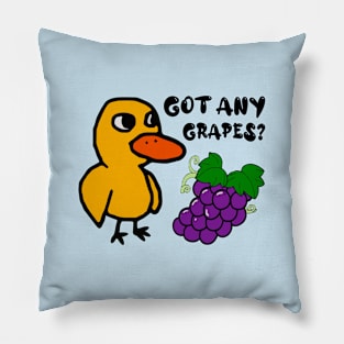 Got Any Grapes Duck Song Pillow