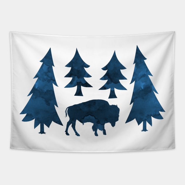 Buffalo Tapestry by TheJollyMarten