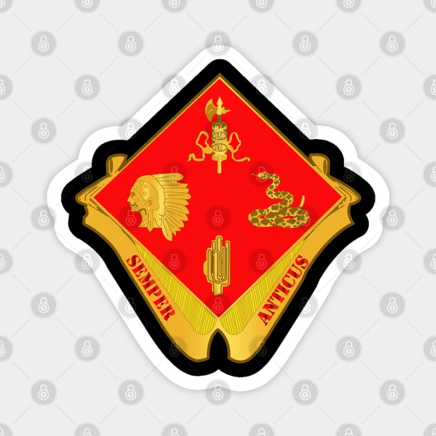 45th Division Artillery wo Txt Magnet by twix123844