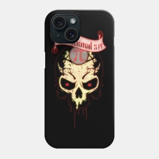 PI Day Irrational Skull Design Strawberry Edition Phone Case