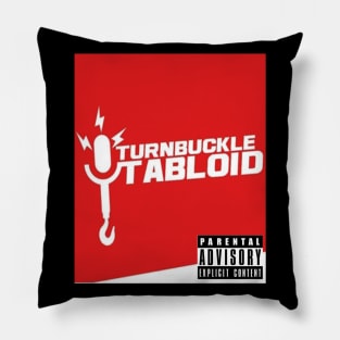 Turnbuckle Tabloid Red and White Pillow