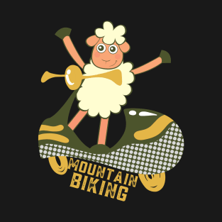Mountain biking sheep T-Shirt