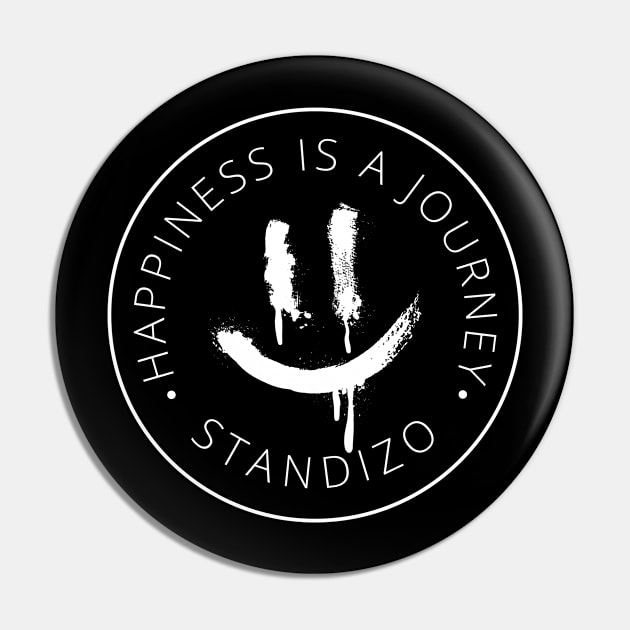 Happiness Is A Journey Pin by Standizo