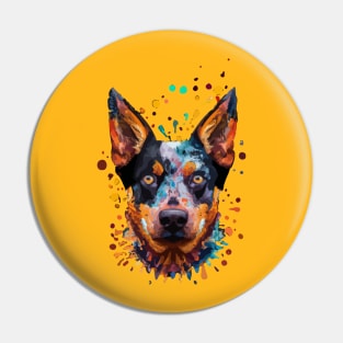 Cute Australian Cattle Dog Pin