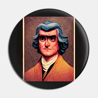 Thomas Jefferson | Comics Style Pin