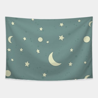 Sun and Stars Pattern Tapestry