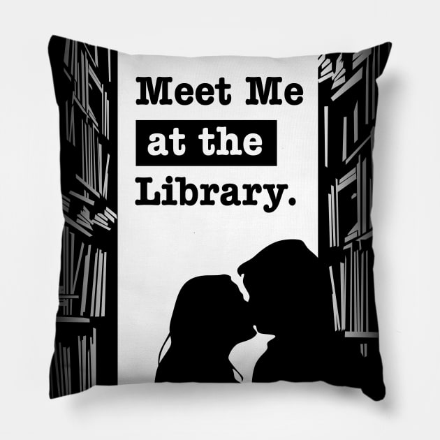 meet me at the library Pillow by BAJAJU