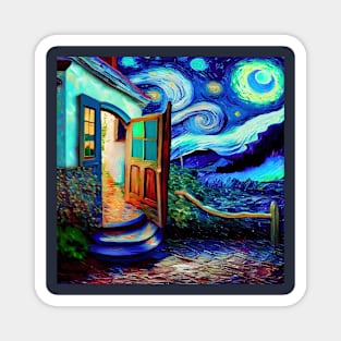 Illustrations inspired by Vincent van Gogh Magnet