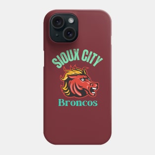 Sioux City broncos Phone Case