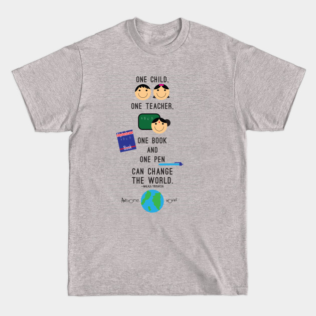 Discover Awesome World - Education - T-Shirt